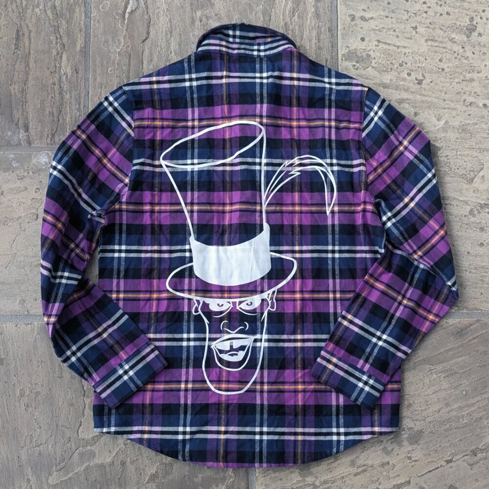 Dr. Facilier Flannel Shirt (Disney Princess and the Frog) SIZE: MEDIUM - Picture 4 of 4